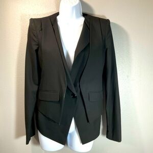 BCBGMAXAZRIA Black Tuxedo Jacket blazer size XS